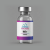 NAD+ 100mg vial with Amino Arcade label — sterile lyophilized powder for in-vitro laboratory research